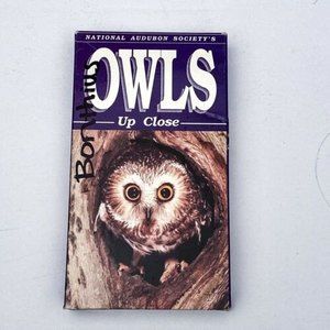 National Audubon Society Owls Up Close Documentary Video VHS Homeschool Teaching
